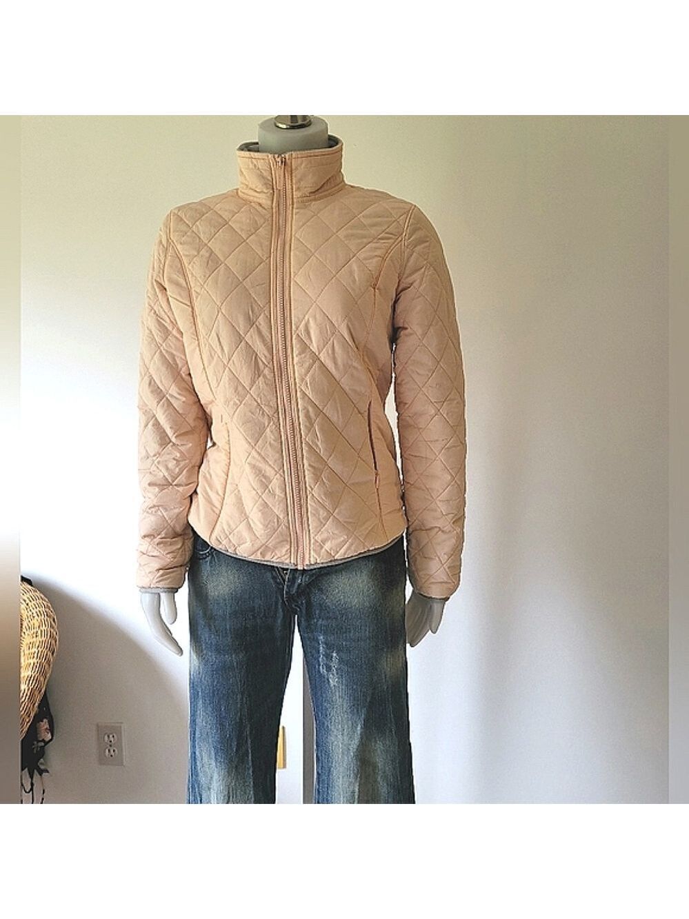Vancl Women's Full-Zip Light Puffer Jacket Size L